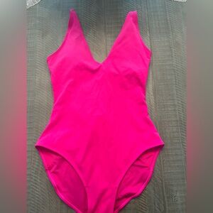 TA3 Bright Pink Swimsuit NWOT